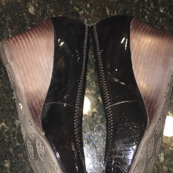 Tory Burch Wedge dark brown wedge heels - Picture 7 of 7